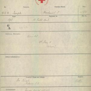 Soldier packet page