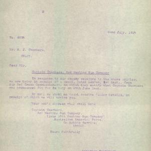 Soldier packet page