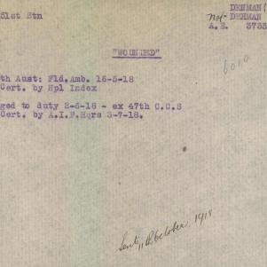 Soldier packet page