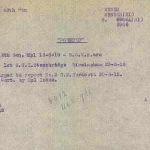 Soldier packet page