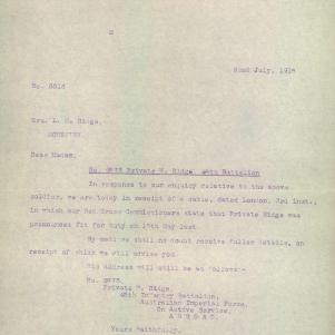 Soldier packet page