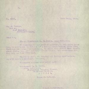 Soldier packet page