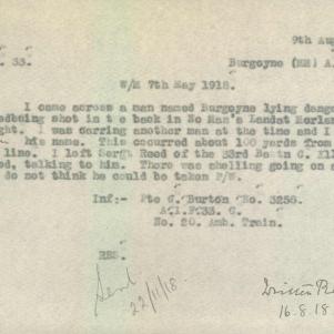 Soldier packet page