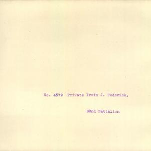 Soldier packet page