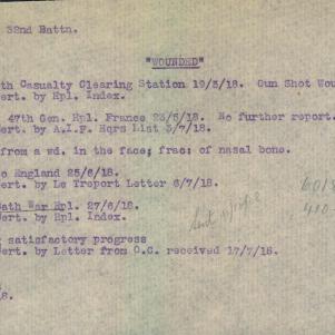 Soldier packet page