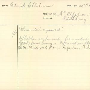 Soldier packet page