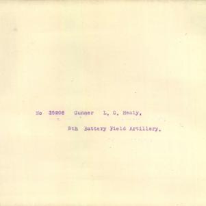 Soldier packet page