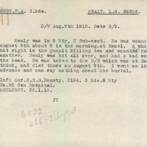 Soldier packet page