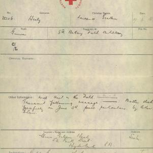 Soldier packet page