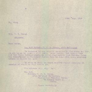 Soldier packet page