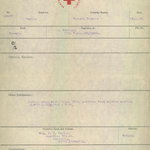 Soldier packet page
