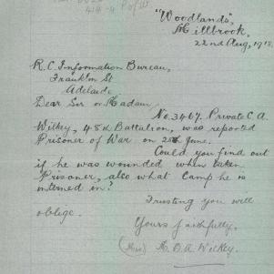 Soldier packet page