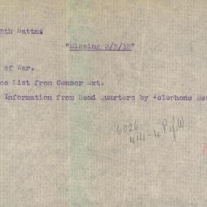 Soldier packet page