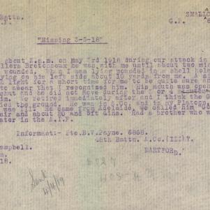 Soldier packet page