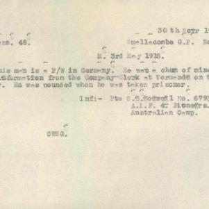 Soldier packet page