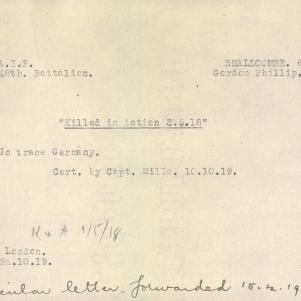 Soldier packet page