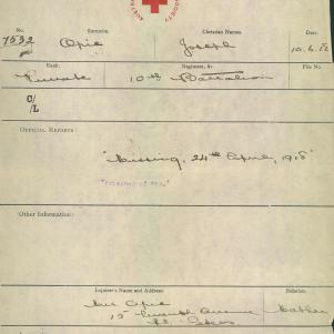 Soldier packet page