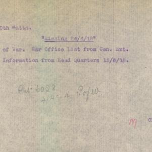 Soldier packet page