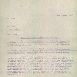 Soldier packet page
