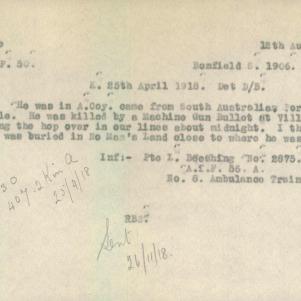 Soldier packet page