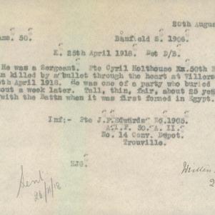 Soldier packet page