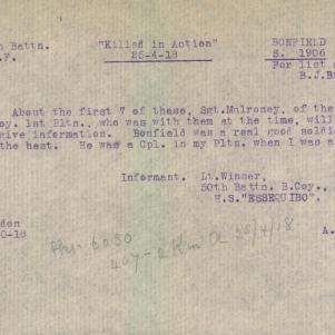 Soldier packet page