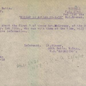 Soldier packet page
