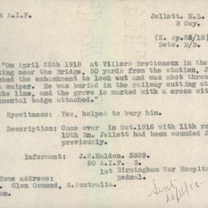 Soldier packet page