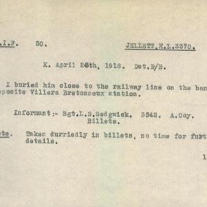 Soldier packet page