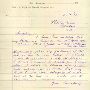 Soldier packet page