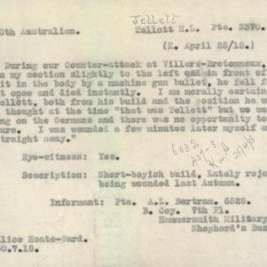 Soldier packet page