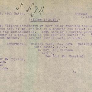 Soldier packet page