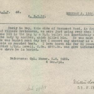 Soldier packet page