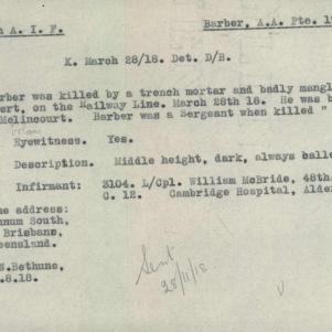 Soldier packet page