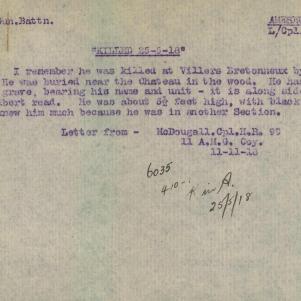 Soldier packet page