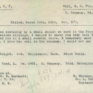 Soldier packet page