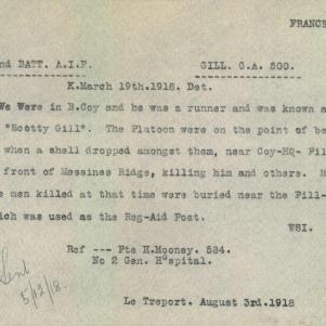 Soldier packet page