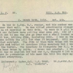 Soldier packet page