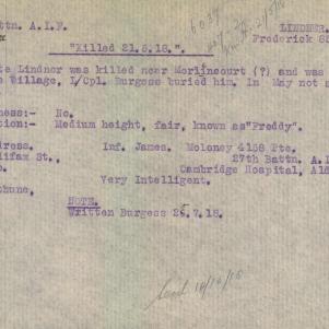 Soldier packet page