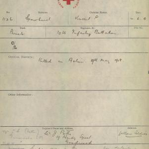 Soldier packet page