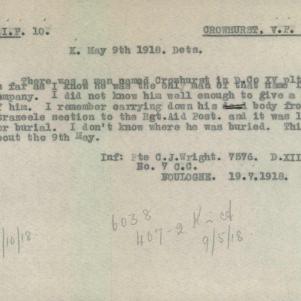 Soldier packet page