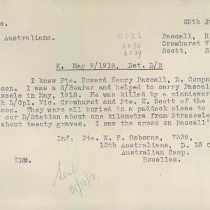 Soldier packet page