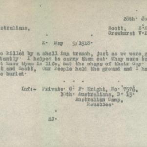 Soldier packet page