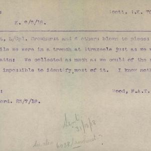 Soldier packet page
