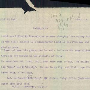 Soldier packet page