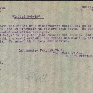 Soldier packet page