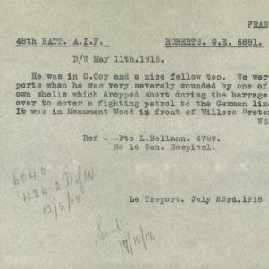 Soldier packet page