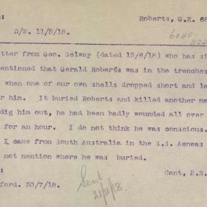 Soldier packet page