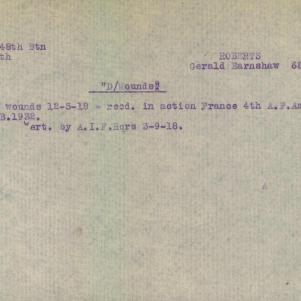 Soldier packet page