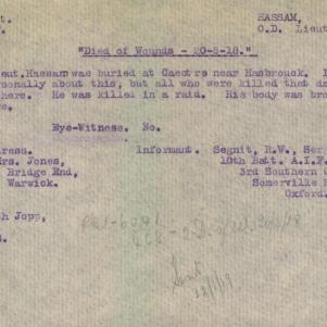 Soldier packet page